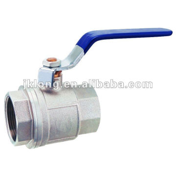 J2001 Nickel plated Brass ball valve